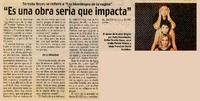 "Es una obra seria que impacta" Teresita Reyes se refiere a "Los Monólogis de la vagina" [artículo] :