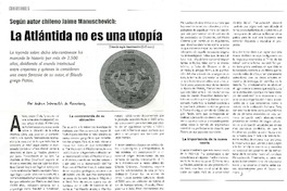La Atlántida no es una utopía  [artículo] Andres Salamovich de Rosenberg
