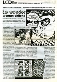 La wonder woman chilena  [artículo] Paola Mosso.