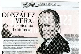 Coleccionista de fósforos  [artículo] Rafael Gumucio.