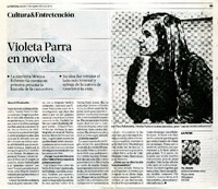 Violeta Parra en novela (entrevista)  [artículo] Marcela Fuentealba.
