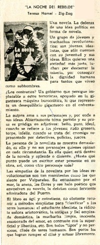 La noche del rebelde".  [artículo]