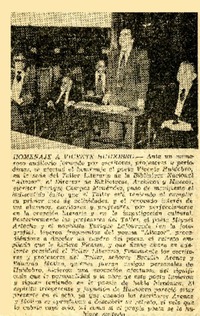 Homenaje a Vicente Huidobro.  [artículo]