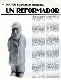 Un reformador social  [artículo] Alfonso Calderón.