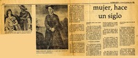 Mujer, hace un siglo.  [artículo]