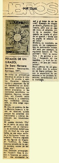 Pétalos de un girasol.  [artículo]