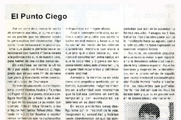 El punto ciego  [artículo]José V. Mansilla Contreras.