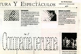 Compañía peruana presenta obra Tubo de Escape  [artículo].