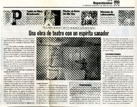 Una Obra de teatro con un espíritu sanador (entrevista)  [artículo].