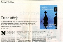 Fruta añeja  [artículo]Juan Manuel Vial.