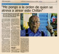 "Me pongo a la orden de quien se atreva a airear este Chillán"  [artículo].