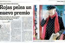 Rojas pelea un nuevo premio  [artículo].