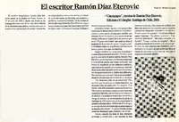 El escritor Ramòn Dìaz Eterovic  [artículo] Marino Muñoz Lagos.