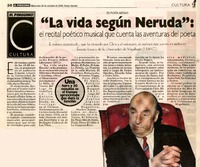 La vida segùn Neruda  [artículo]