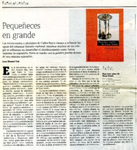 Pequeñeces en grande  [artículo]Juan Manuel Vial.