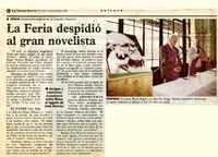 La Feria despidió al gran novelista  [artículo].
