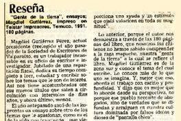 Reseña  [artículo] O. Z. S.