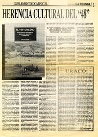 Herencia cultural del "48"  [artículo].