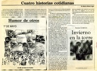Cuatro historias cotidianas  [artículo] Marino Muñoz Lagos.