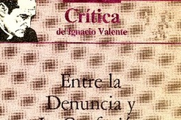 Entre la denuncia y la confusión  [artículo] Ignacio Valente.