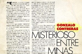 Misterioso entre minas  [artículo] Luis Alberto Ganderats.