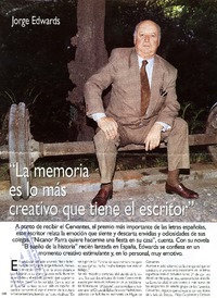 "La memoria es lo más creativo que tiene el escritor"  [artículo] Francisca Petrovich