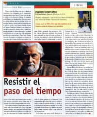 Resistir el paso del tiempo  [artículo] Camilo Marks