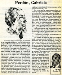 Perdón, Gabriela  [artículo] Iván González G.