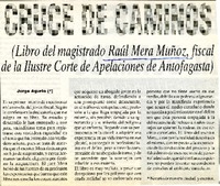 Cruce de caminos  [artículo] Jorge Agurto