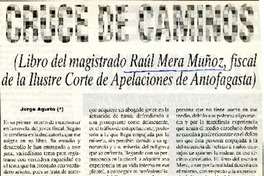 Cruce de caminos  [artículo] Jorge Agurto