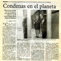 Condenas en el planeta  [artículo]