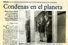 Condenas en el planeta  [artículo]