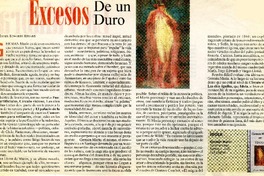 Excesos de un duro  [artículo] Javier Edwards Renard