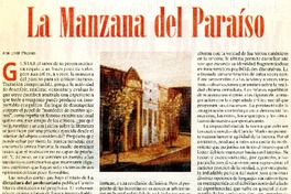La manzana del paraíso  [artículo] José Promis