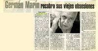 Germán Marín recobra sus viejas obsesiones  [artículo] Sergio Tanhnuz