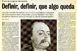 Definir, definir, que algo queda  [artículo] Rodrigo Pinto.