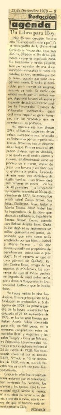 Un Libro para hoy  [artículo] Pickwick.