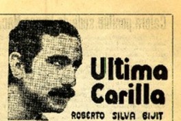 Gracias Nancy Flores  [artículo] Roberto Silva Bijit.