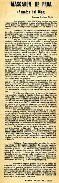 Mascarón de proa  [artículo] Erasmo Bernales Gaete.