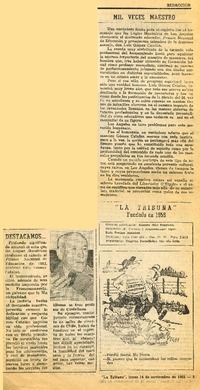 Mil veces maestro.  [artículo]