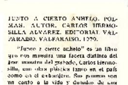 Junto a cierto anhelo.  [artículo]