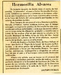Hermosilla Alvarez  [artículo] Lautaro Robles.