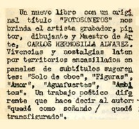 Bitácora de paloma verde.  [artículo]