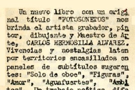 Bitácora de paloma verde.  [artículo]