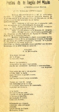 Poetas de la región del Maule  [artículo] Alberto Rojas Novoa.