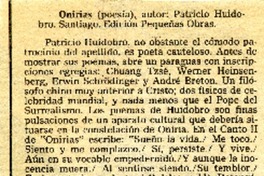 Onirias  [artículo] Filebo.