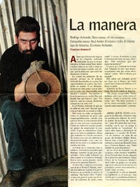 La manera de Achondo  [artículo] Francisco Aravena F.