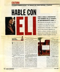 Hable con Eli : [entrevista] [artículo] Juan Sharpe.