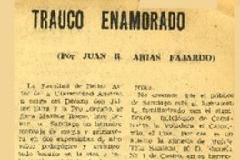 Trauco enamorado  [artículo] Juan Ramón Arias.
