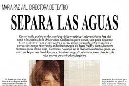 Separa las aguas: [entrevista] [artículo] Paula Recart.